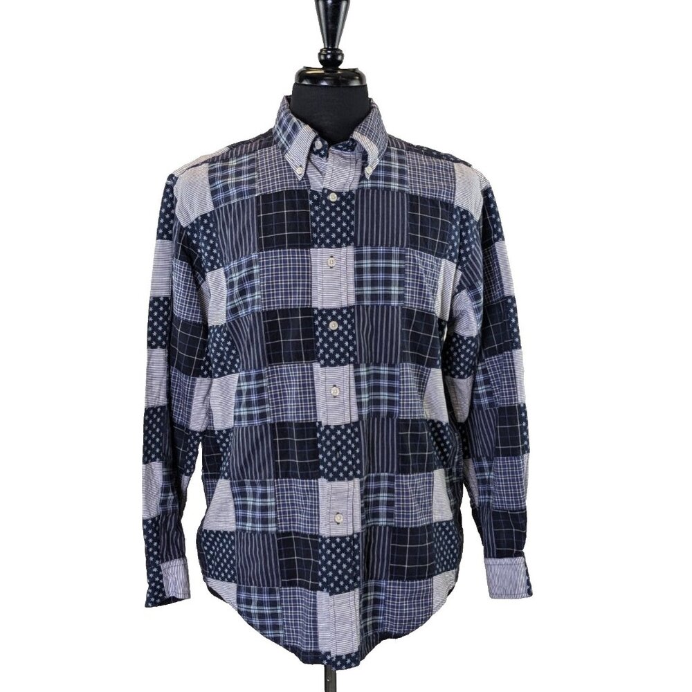 Brooks Brothers Madras Patchwork Shirt - image 1